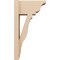 Ekena Millwork 8-in W x 14-in D x 26-in H Funston Trad Rough Cedar Woodgrain TimberThane Outlooker, Primed Tan OUTUR080X14X26FST04RCPR - alternate 3